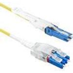 ACT 5 meters Singlemode 9/125 OS2 Polarity Twist uniboot duplex fiber patch cable with CS - LC connectors (RL1105)
