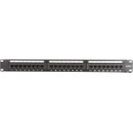 DS-IT CAT 6a, UTP Netzwerk-Patchpanel, 19”, 24-fach. (DS-Patch6a-24UTP)