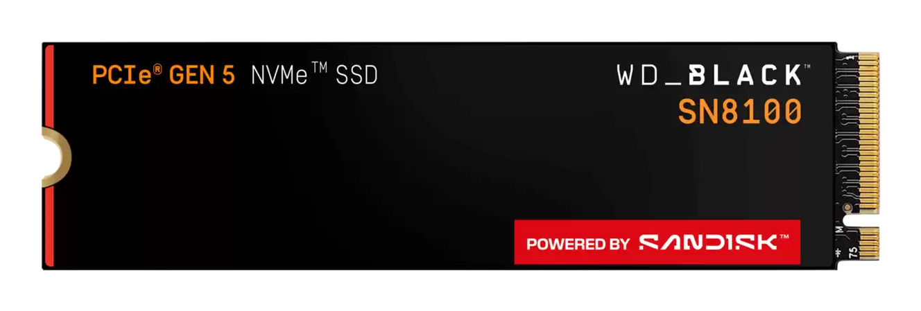 Western Digital WD Black SN8100 8 TB SSD M.2 2280 PCIe 5.0 x4 NVMe