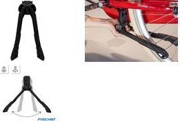 FISCHER FAHRRAD 50176:FISCHER Fahrradständer Aluminium Schwarz (50176:FISCHER)