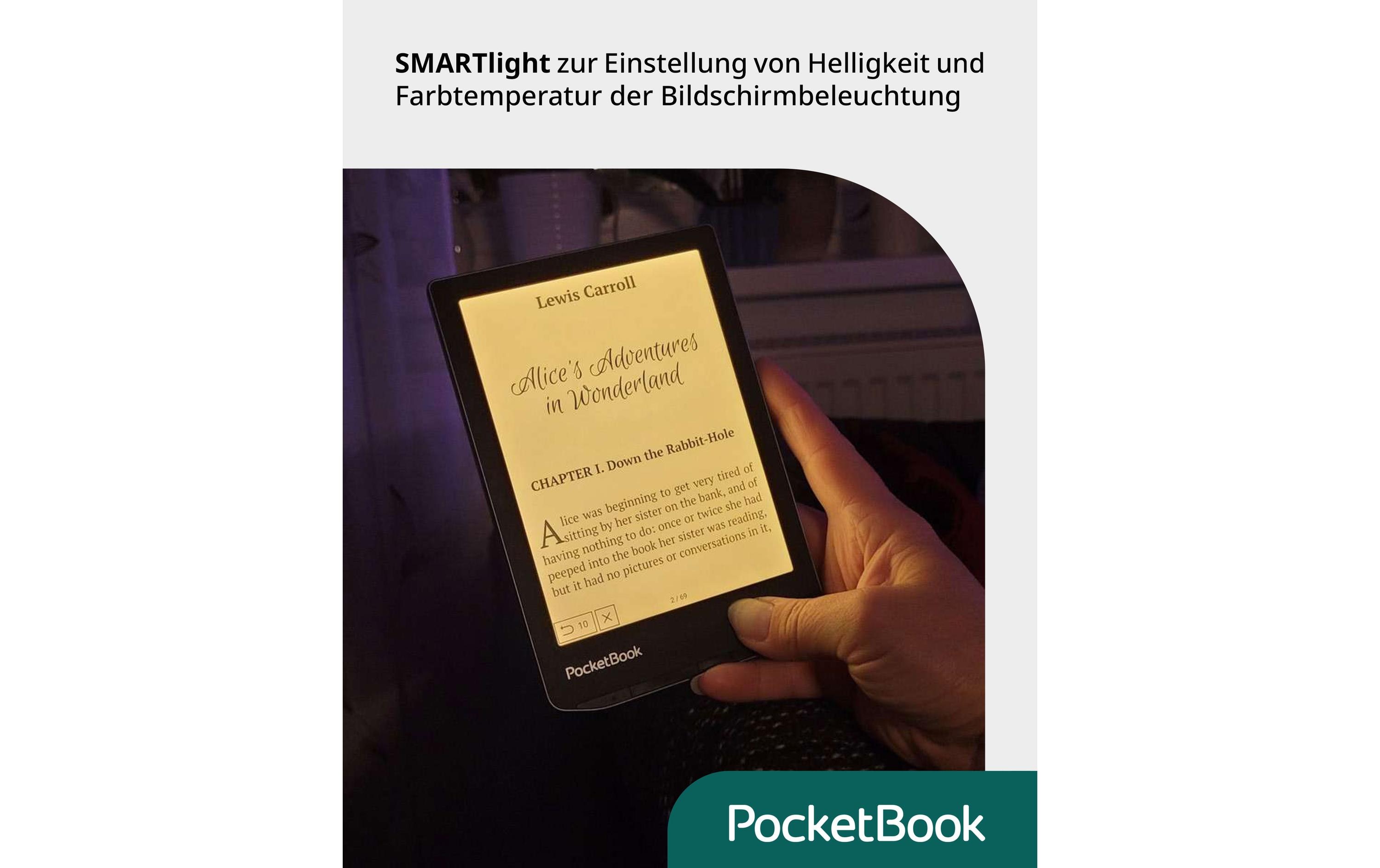 PocketBook 629 Verse eBook-Reader 6" 8 GB E Ink Carta Wi-Fi USB-C Grau