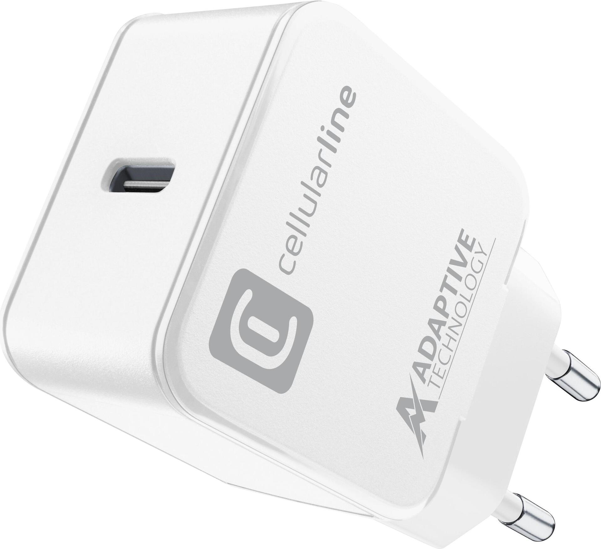 Cellularline USB Typ-C Travel Charger 15W - Ladegerät (60048)