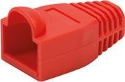 Logilink Modular RJ45 Plug Kabelschuh 6.5 mm rot 50 Stück (MP0068)
