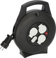 Brennenstuhl Vario Line Kabelbox 3-fach mit USB Mini-Kabeltrommel 10 m - Kabeltrommel (1093900600)