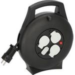 Brennenstuhl Vario Line Kabelbox 3-fach mit USB Mini-Kabeltrommel 10 m - Kabeltrommel (1093900600)