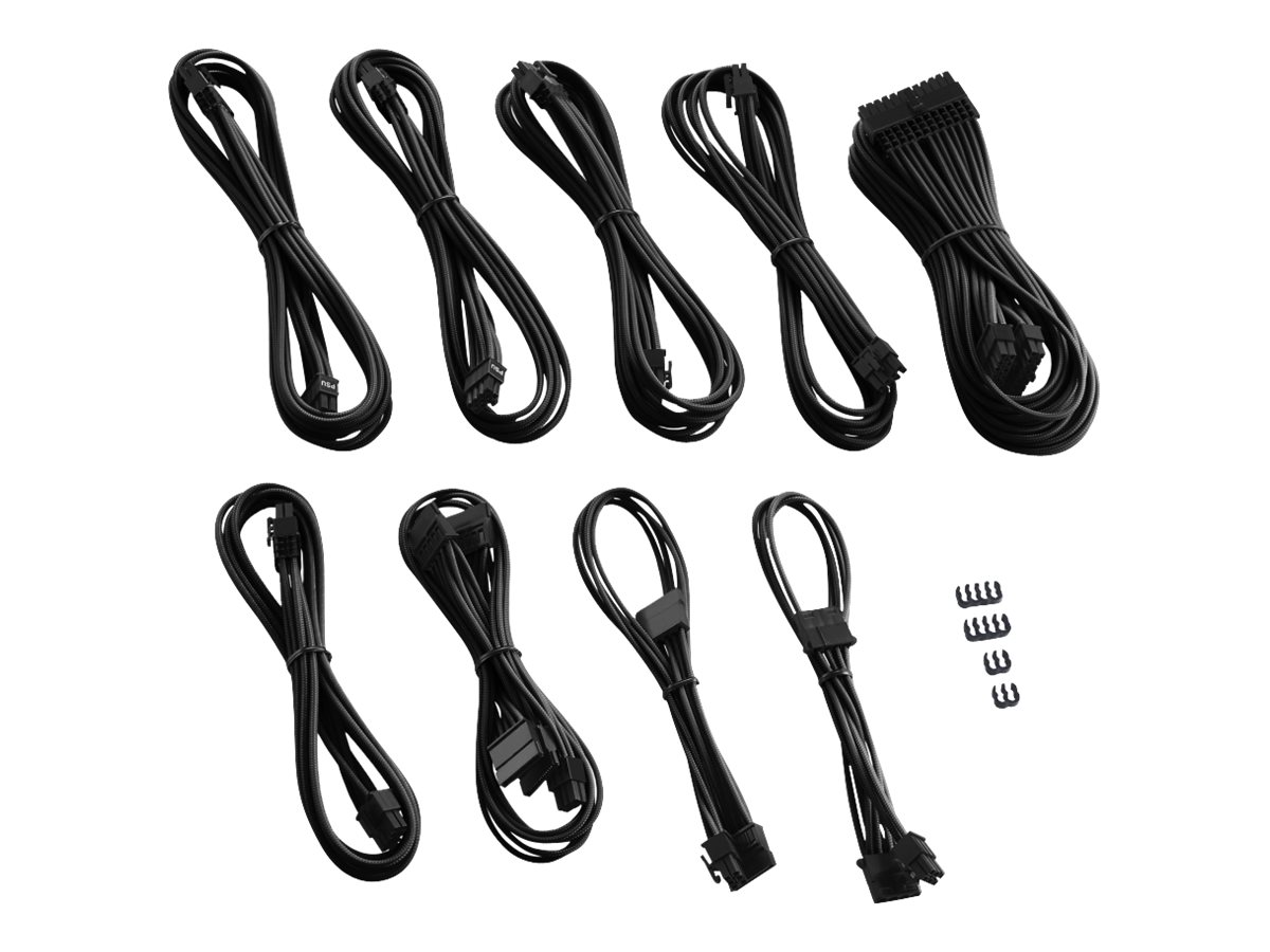 CableMod PRO Series ModMesh C-Series RMi & RMx Cable Kit - Stromkabelkit - Schwarz