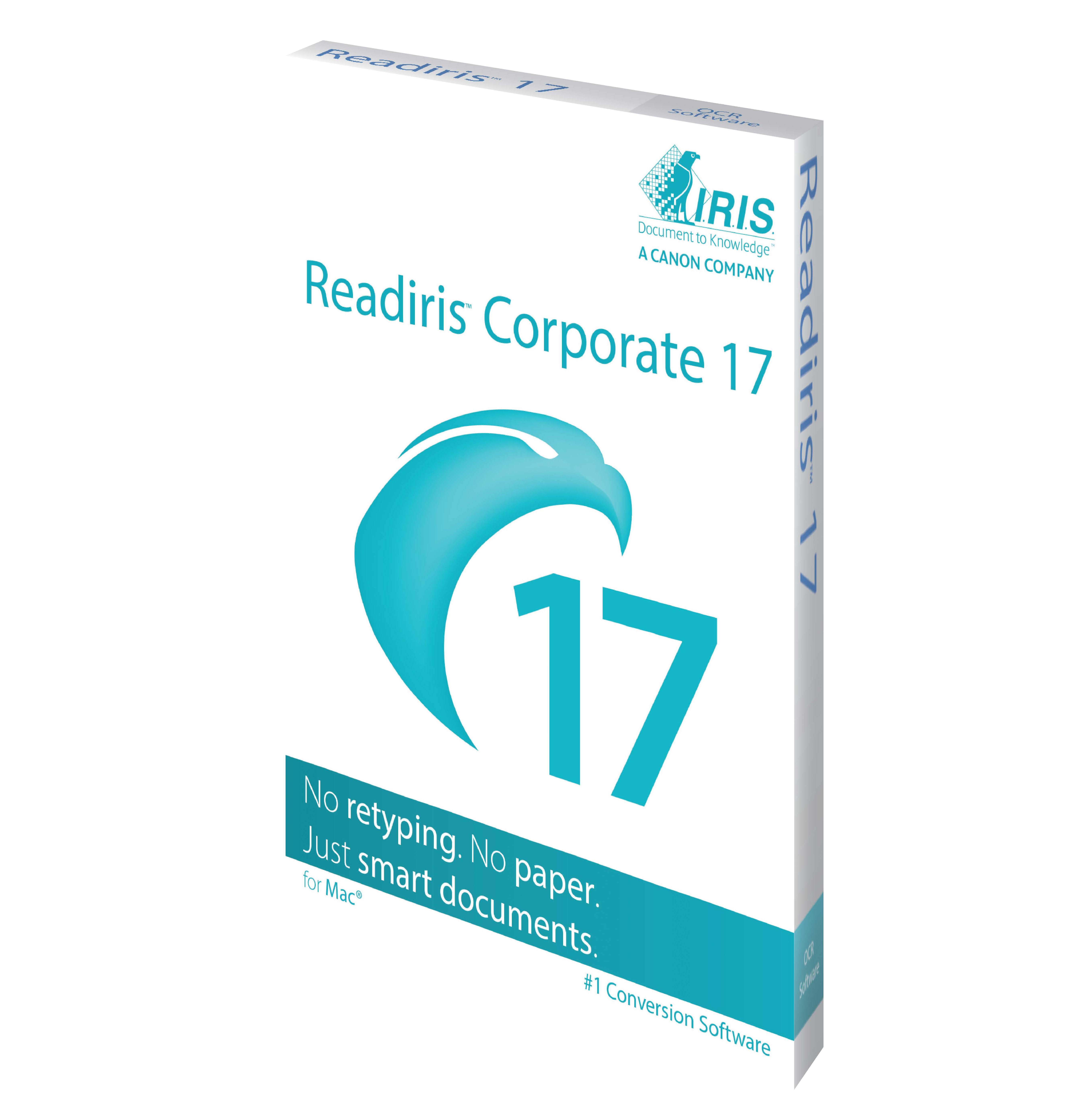 I.R.I.S. Readiris Corporate 17 Software-Wartung 1 Jahr 5-49 Lizenzen Mac