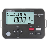Voltcraft R-1000 Mikroohmmeter   <br><br>R-1000 Micro Ohm Meter<br><br>Messbereich: 1 ?? - 300,0 k?<br>Misst den Widerstand von Leitern, Schaltern, Verbindern, Sch?tzen, Sicherungen, Spulen und Transformatoren<br>4-Draht-Messung<br>Messgeschwind (VC-17072200)