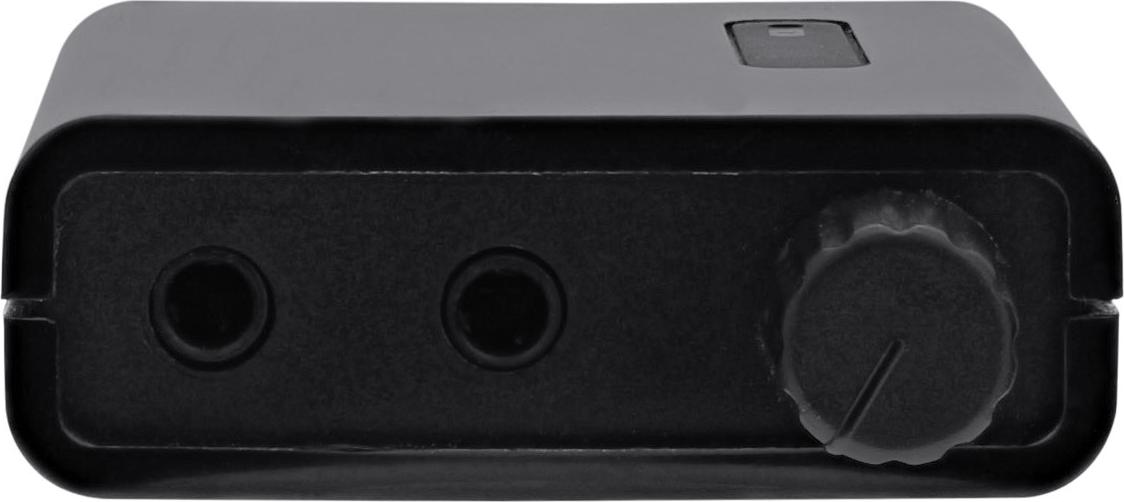 InLine® Mobiler Stereo Kopfhörer-Verstärker mit Bass-Boost, 3,5mm Klinke, Schwarz
