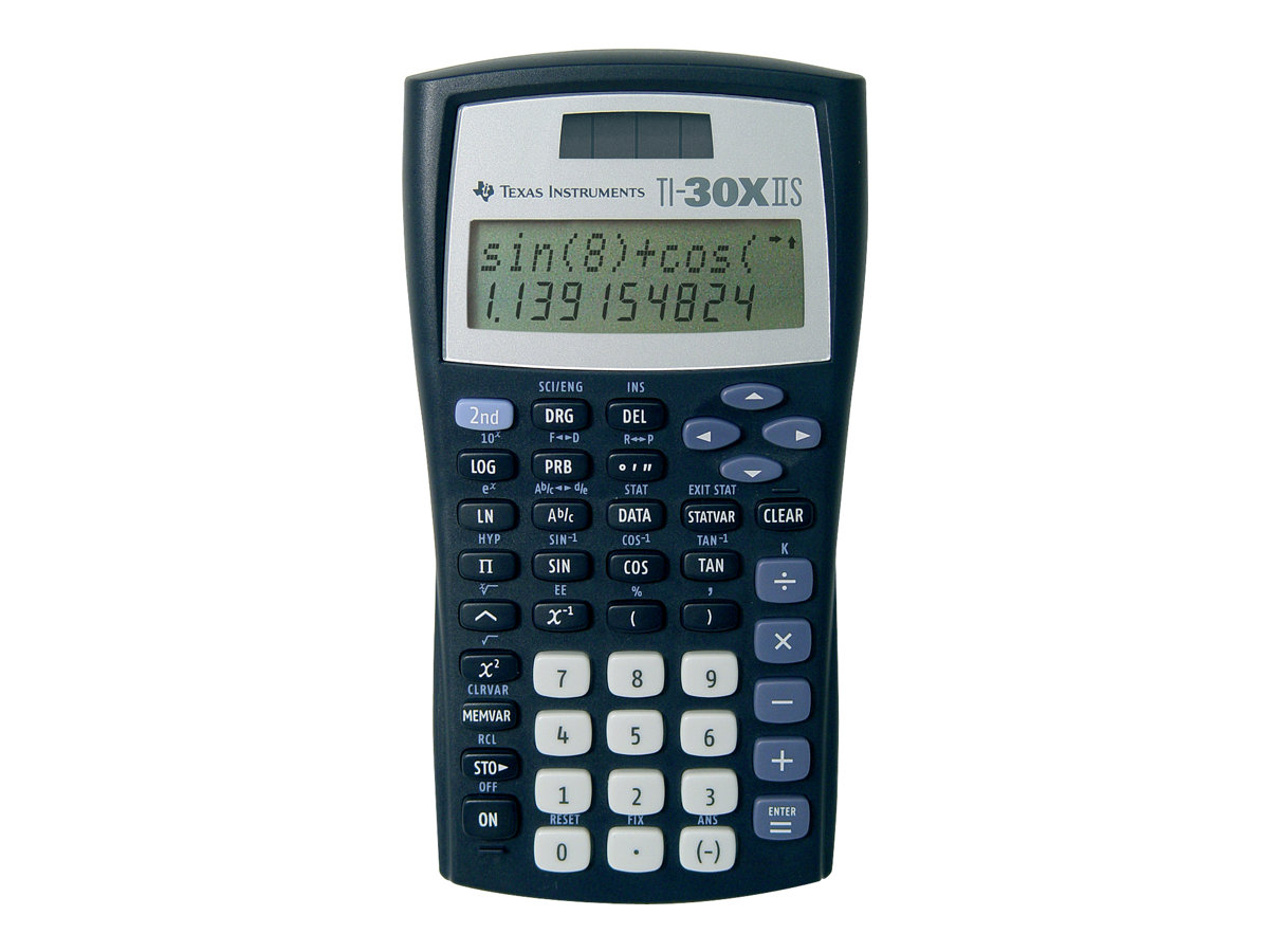 Texas Instruments TI-30X TI-30X IIS 2 Zeilen LCD Wissenschaftlicher Taschenrechner Blau