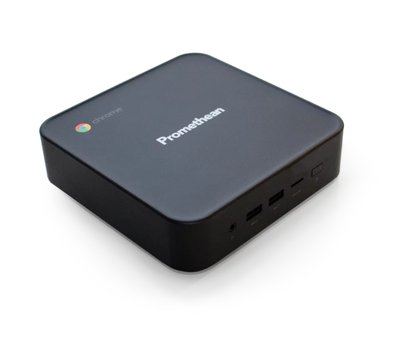 Promethean Chromebox Mini-PC Intel Celeron 3867U 4 GB RAM 128 GB SSD ChromeOS Schwarz