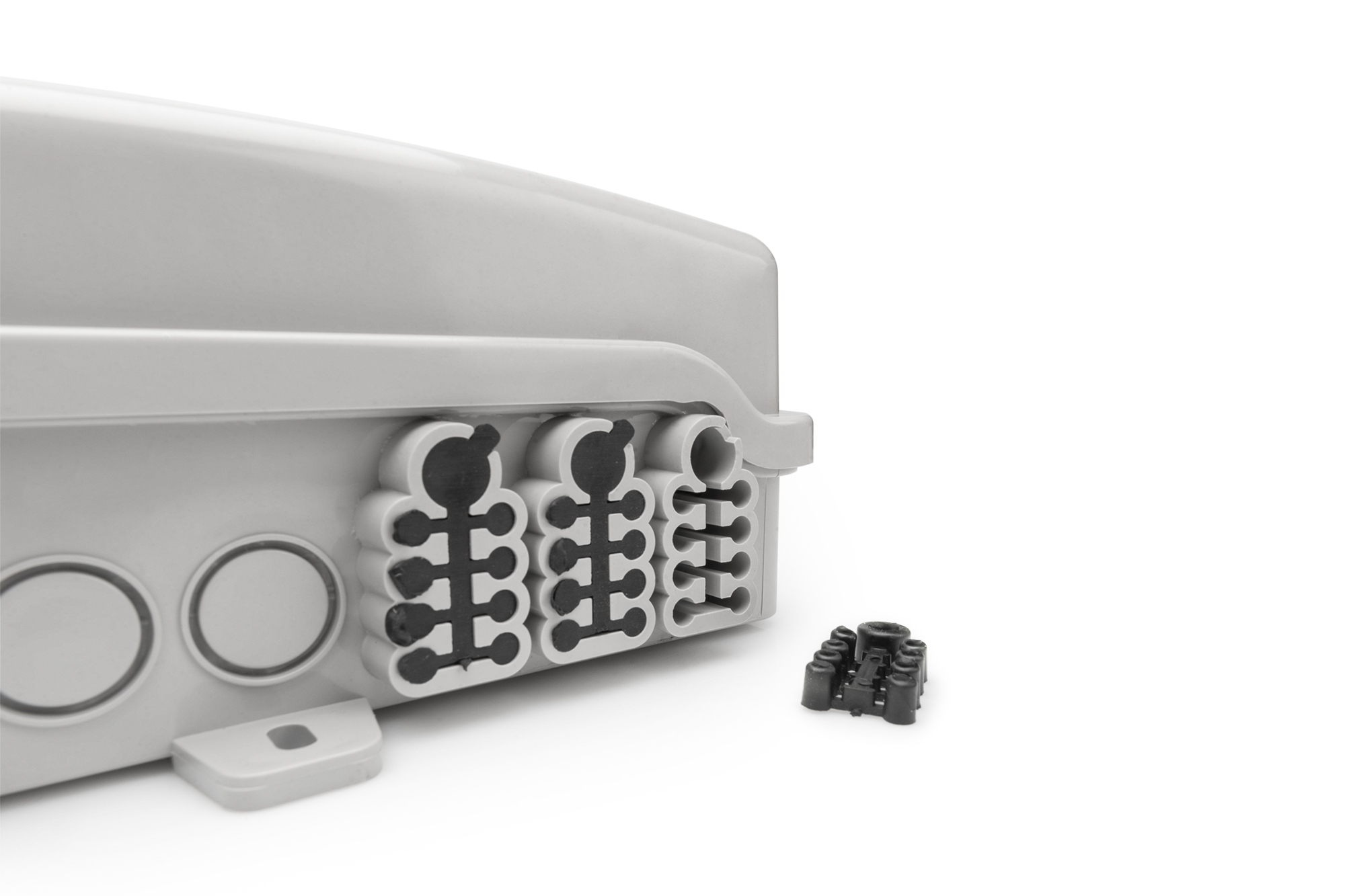 Digitus DIGITUS DN-968911 Glasfaser-Verteilerbox 24 Ports Grau