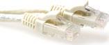 ACT Ivory 3 meter U/UTP CAT6A patch cable snagless with RJ45 connectors. Cat6a u/utp snagless iv 3.00m (IB3203)