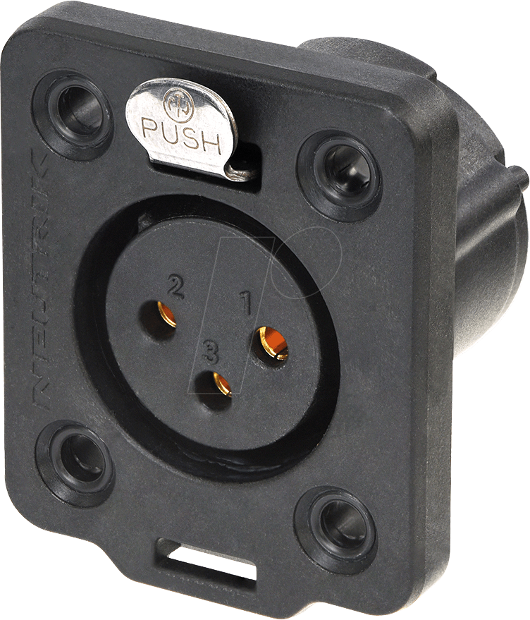 NC3FDX-T - XLR-Einbaubuchse 3-polig TOP (NC3FDX-TOP)