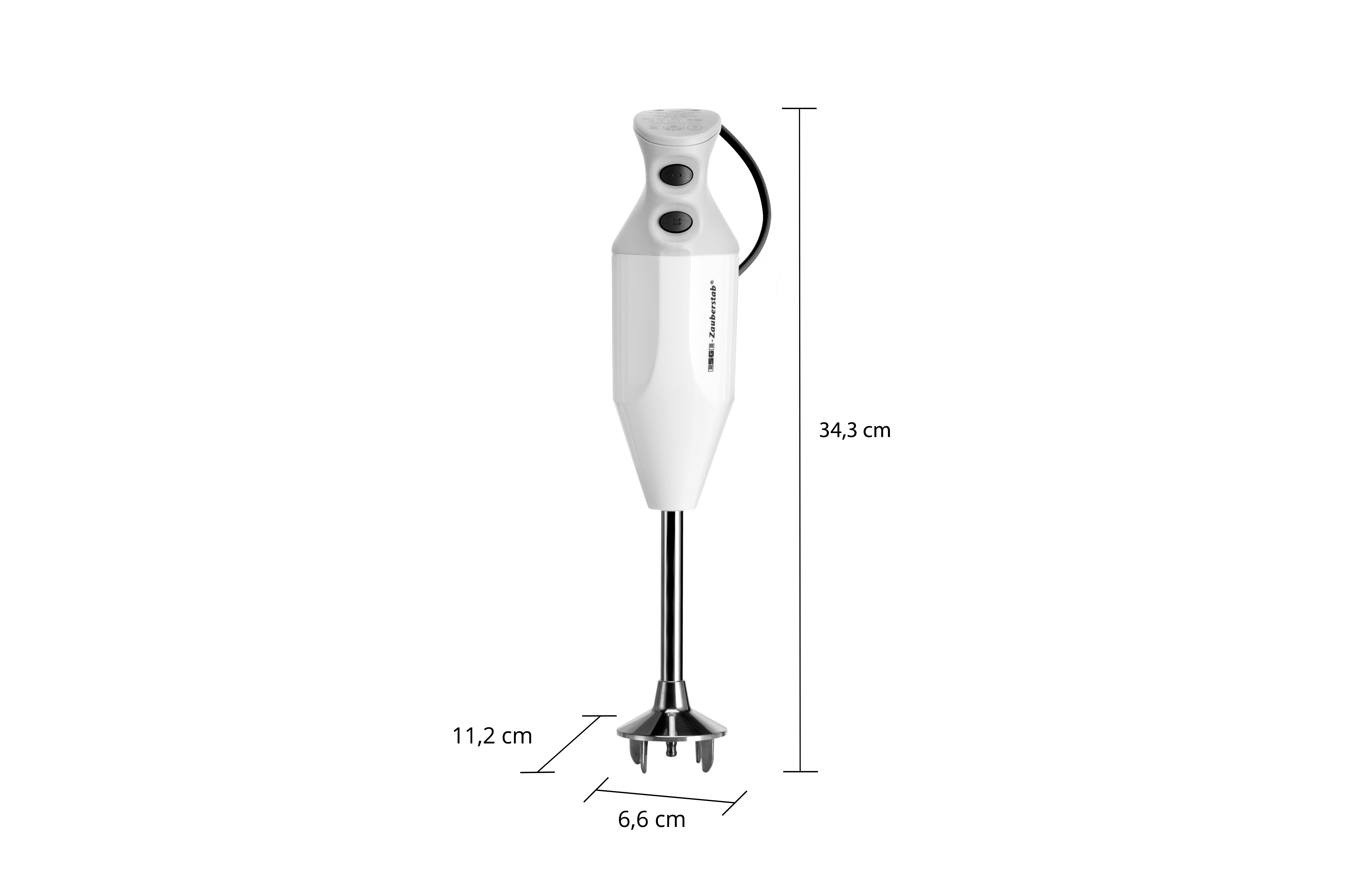 Unold ESGE-Zauberstab M 122 S Stabmixer 140 W Weiß