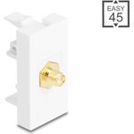Delock Easy 45 Modul SMA Buchse zu weiß (90914)