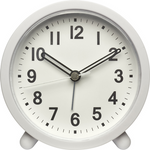 TFA Dostmann 60.1043.02 Quarz Wecker Weiß Alarmzeiten 1 Leisegang-Uhrwerk (60.1043.02)