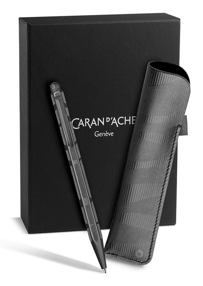 Caran d'Ache Ecridor Black Lines Kugelschreiber Medium Schwarz