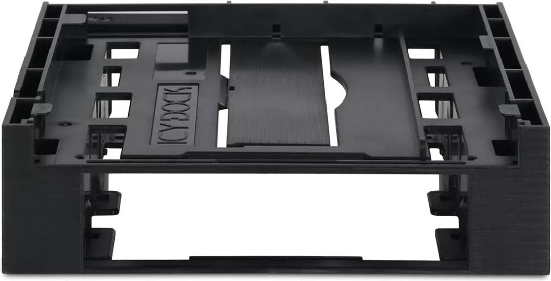ICY Dock FLEX-FIT Duo MB343SPO Laufwerksschachtadapter 5,25" auf 1x 3,5" und 1x 5,25" Slim Line Schwarz