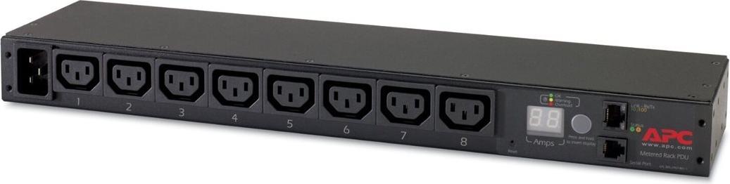 APC Metered Rack PDU AP7821B 1U 16A 208/230V 8x C13 Schwarz