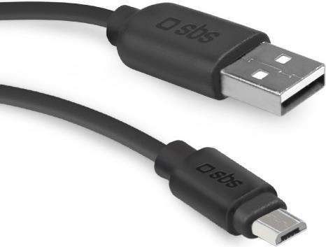 SBS TECABLEMICRO2K 2m USB A Micro-USB B Männlich Männlich Schwarz USB Kabel (TEKabelMICRO2K)