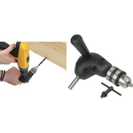 BRÜDER MANNESMANN Winkelbohrvorsatz, Durchmesser: 1,5-10 mm für 90 Grad umgelenktes Bohren & Schrauben, Zahnkranzbohr - 1 Stück (M12490)