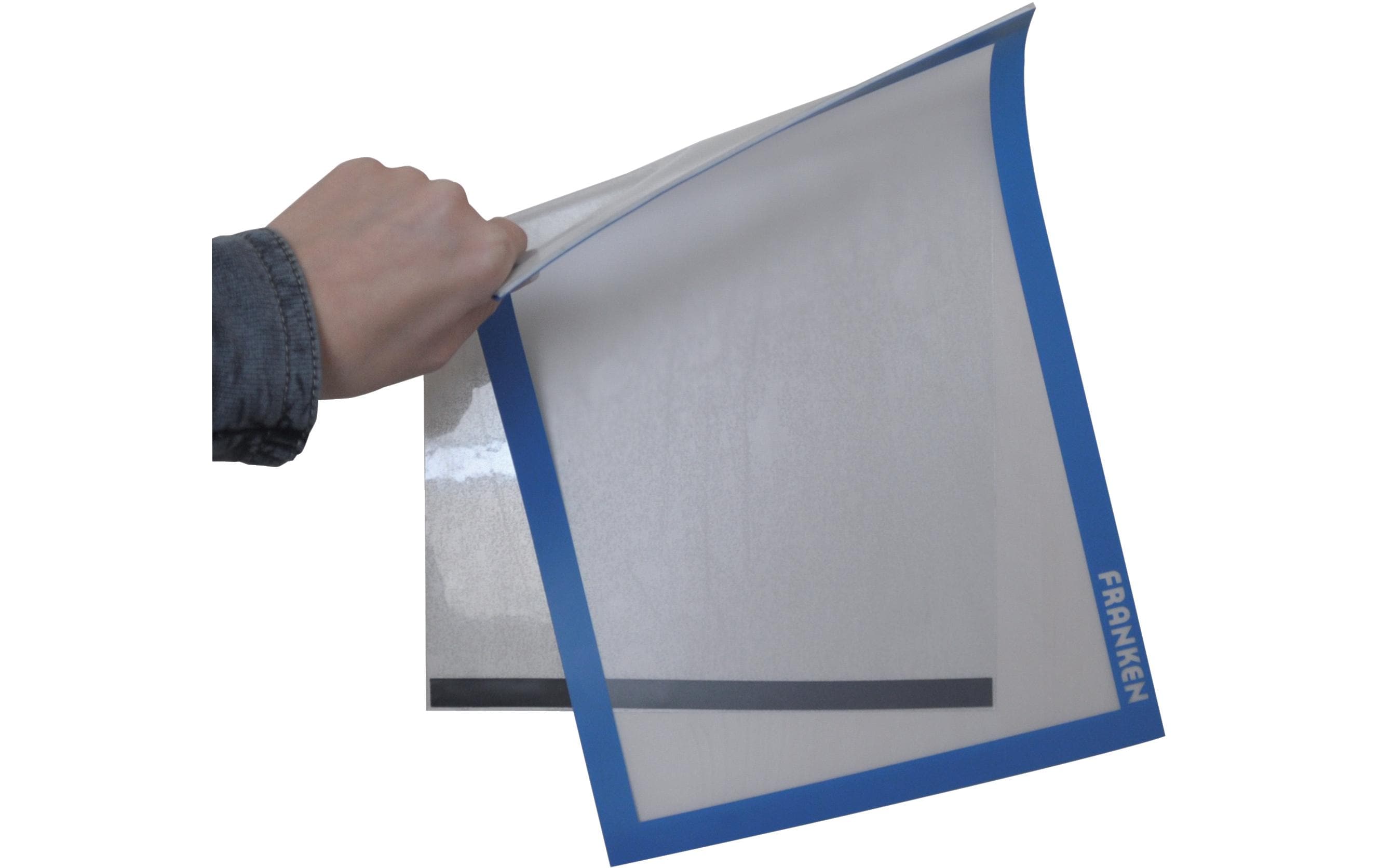 Franken Frame It PRO Platinenhalter AR14132 A4 Selbstklebend Silber Transparent