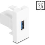 Delock Easy 45 Modul USB Typ-A BU zu (90909)