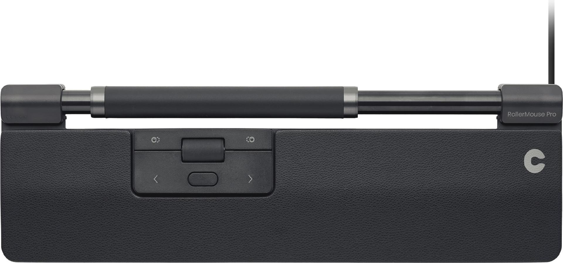 Contour RollerMouse Pro Zentrale Maus kabelgebunden Vegan-Leder Grau
