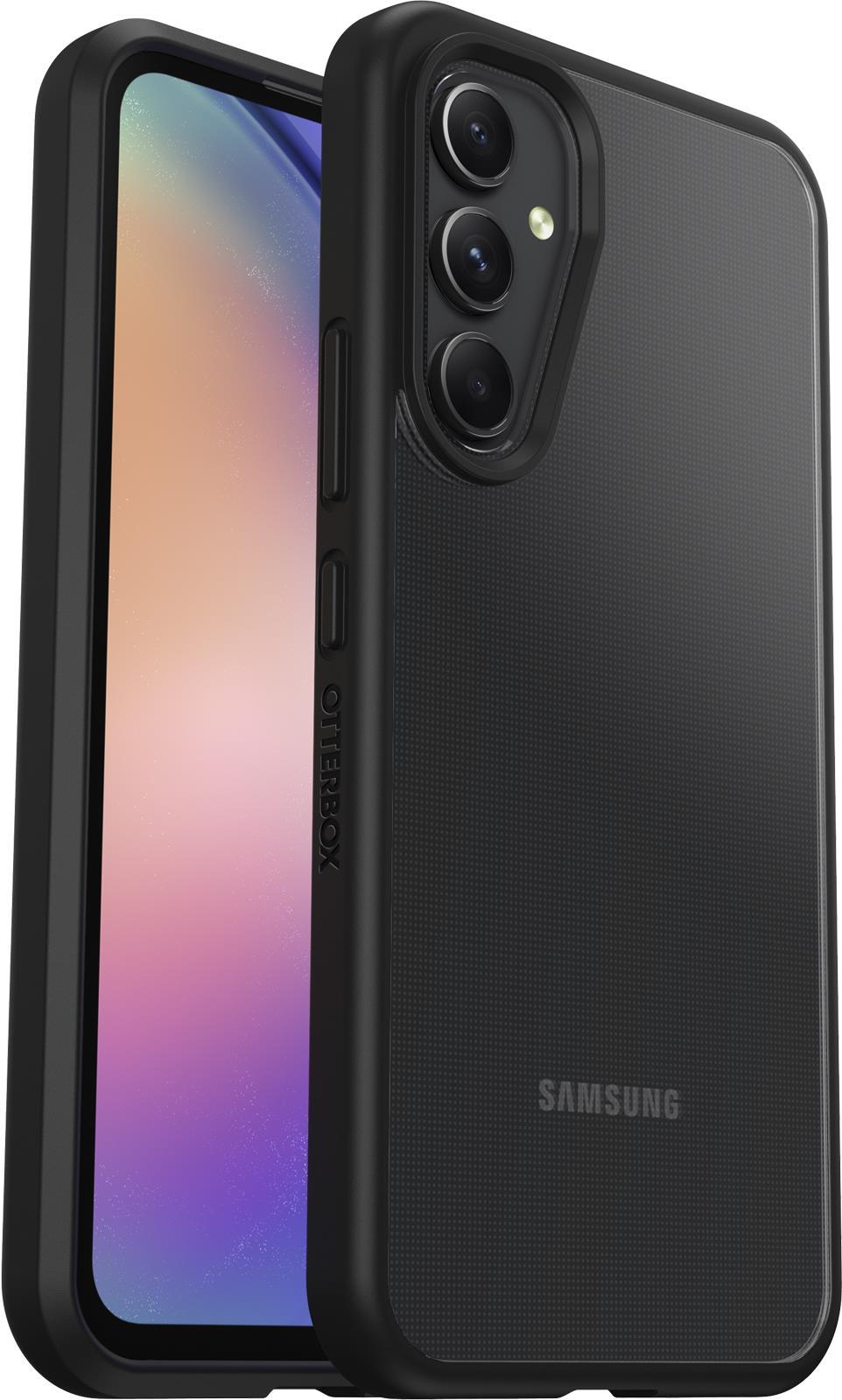 OtterBox React Hülle für Samsung Galaxy A54 5G transparent/schwarz Pro Pack (77-91577)