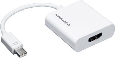 Kramer Electronics ADC-MDP/HF/UHD Videokabel-Adapter Mini DisplayPort HDMI Typ A (Standard) Weiß (99-97220001)