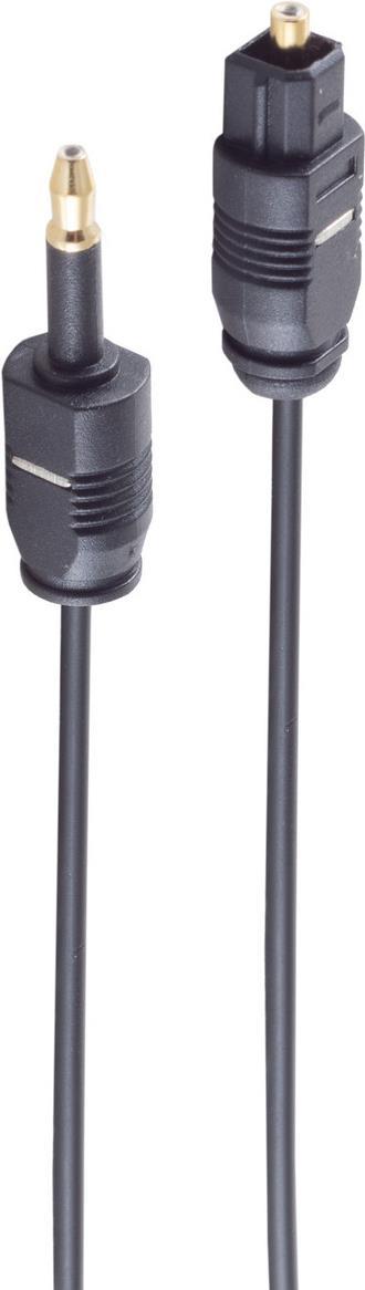 shiverpeaks BS69012-3.0 Audio-Kabel 3 m TOSLINK 3.5mm Schwarz (BS69012-3.0)