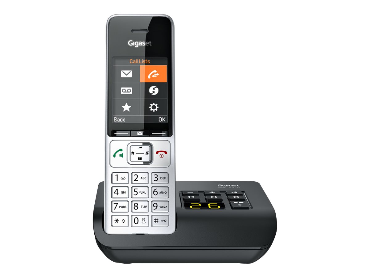 Gigaset COMFORT 500A Schnurlostelefon Schwarz, Silber