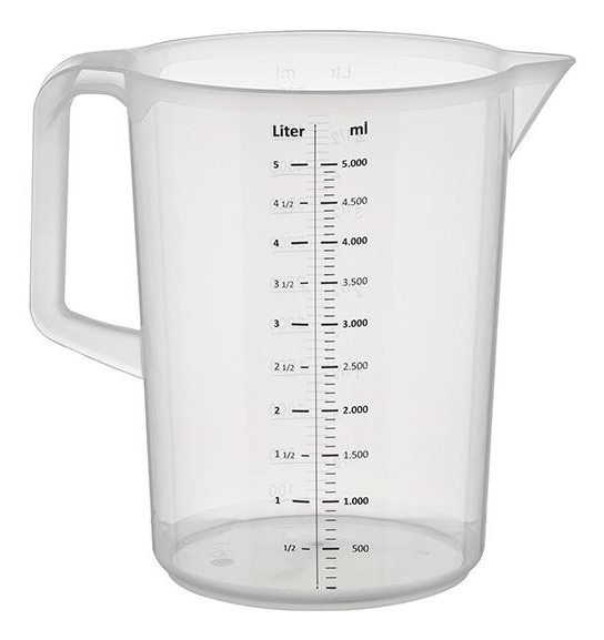APS Messbecher 30057 5 l Polypropylen Transparent