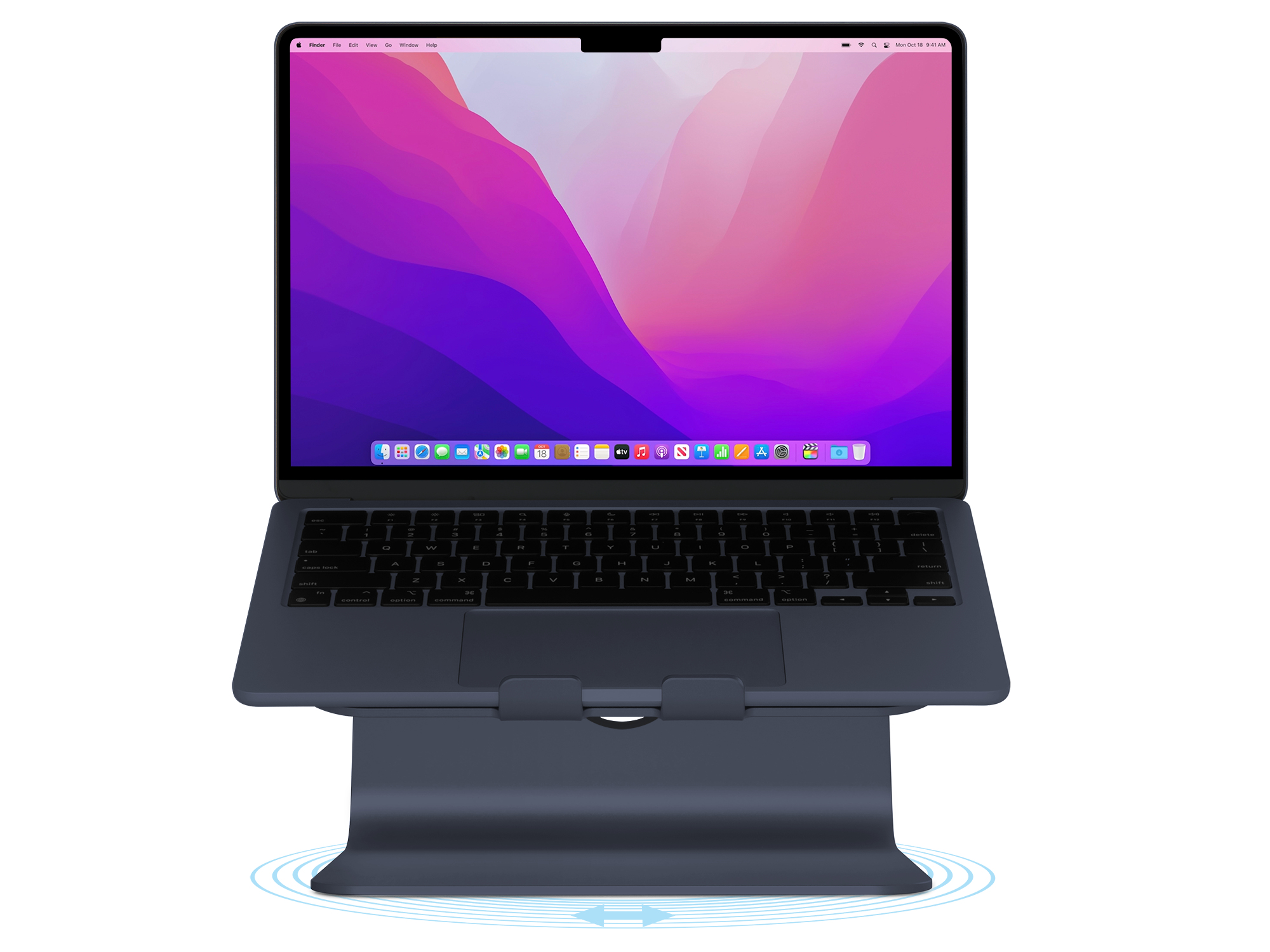 Rain Design mStand 360 Notebook-Ständer Midnight