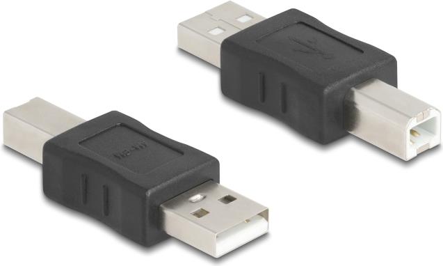 Delock USB 2.0 Adapter Typ-A Stecker zu Typ-B (67198)