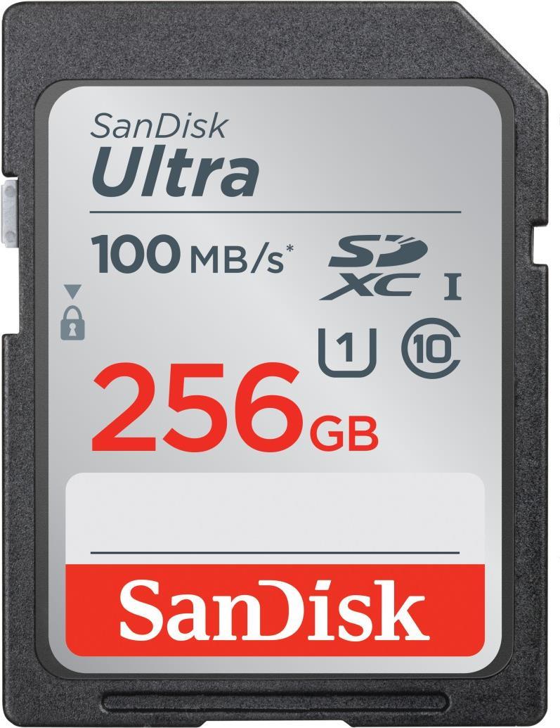 SD Ultra 256GB 100MB/s Class 10 - Extended Capacity SD (SDXC) (SDSDUNR-256G-GN6IN)