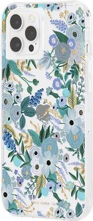 case-mate Rifle Paper Co. Cover Garden Party Blue, für Apple iPhone 12 Pro Max, CM043476 (CM043476)