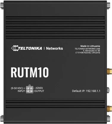 Teltonika RUTM10 WLAN-Router Gigabit Ethernet Dual-Band (2,4 GHz/5 GHz) Schwarz (RUTM10000000)