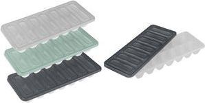 metaltex Eiswürfeldose, für 14 Eiswürfel, 2er Set Eiswürfelform, mit farbigem Deckel, Material PP, - 1 Stück (253518080)