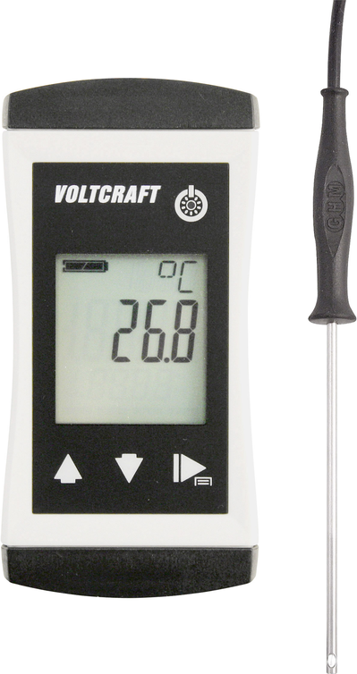 VOLTCRAFT PTM 100 + TPT-208 Temperatur-Messgerät -200 - 450 °C Fühler-Typ Pt1000 IP65