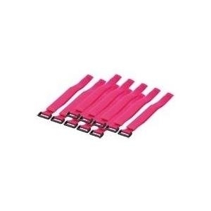 Logilink Kabelbinder Klettverschluss Pink (KAB0016)