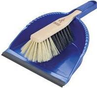 Peggy Perfect Kehrgarnitur mit Lippe "Mops & Grumpy Cat" Breite: 223 mm, Kehrschaufel aus Kunststoff, Handfeger - 1 Stück (3340)