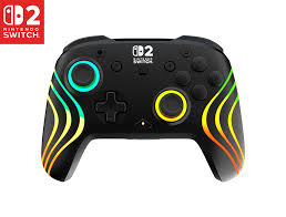 Turtle Beach Afterglow Wave Kabelloser RGB-Gaming-Controller Nintendo Switch 2 schwarz