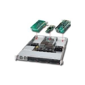 Supermicro SuperServer SYS-6016XT-TF 1U Rack-Server Schwarz