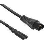 ACT Powercord C6 - C7 black 0.2 m (AK5249)