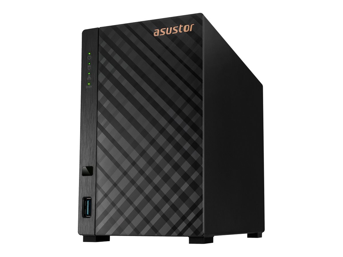 ASUSTOR Drivestor 2 AS1202T 2-Bay NAS-Server 2.5 Gigabit Ethernet Schwarz