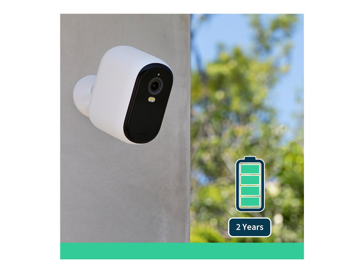 Arlo Essential XL 2er-Set 1080p Netzwerk-Überwachungskamera Weiß