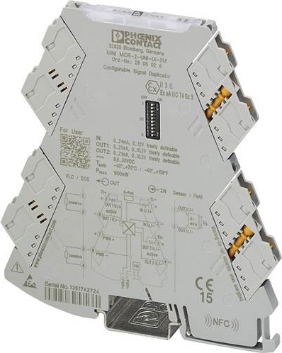 Phoenix Contact 4-Wege-Signalverdoppler MINI MCR-2-UNI-UI-2UI 2905026 1 St