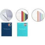 MIQUELRIUS Collegeblock "Notebook EMOTIONS", DIN A5,hellblau kariert, 120 Blatt, hochwertiges, weißes Papier 90 g/qm, mit - 1 Stück (MR46103)